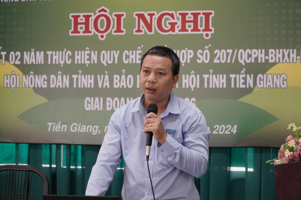 BHXH tỉnh Tiền Giang và Hội Nông dân tỉnh thực hiện Quy chế phối hợp đạt hiệu quả cao