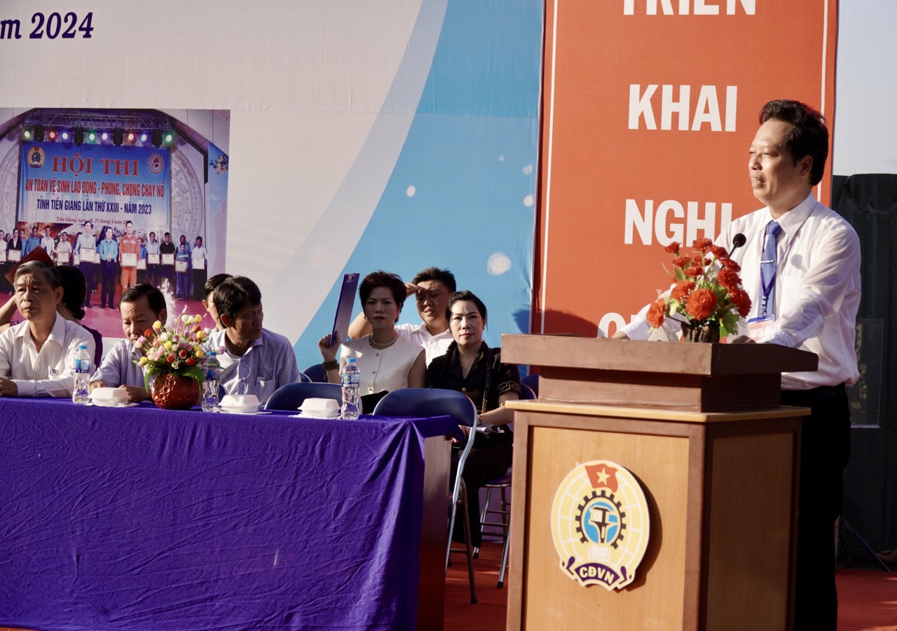 Tiền Giang tăng cường đảm bảo an toàn, vệ sinh lao động