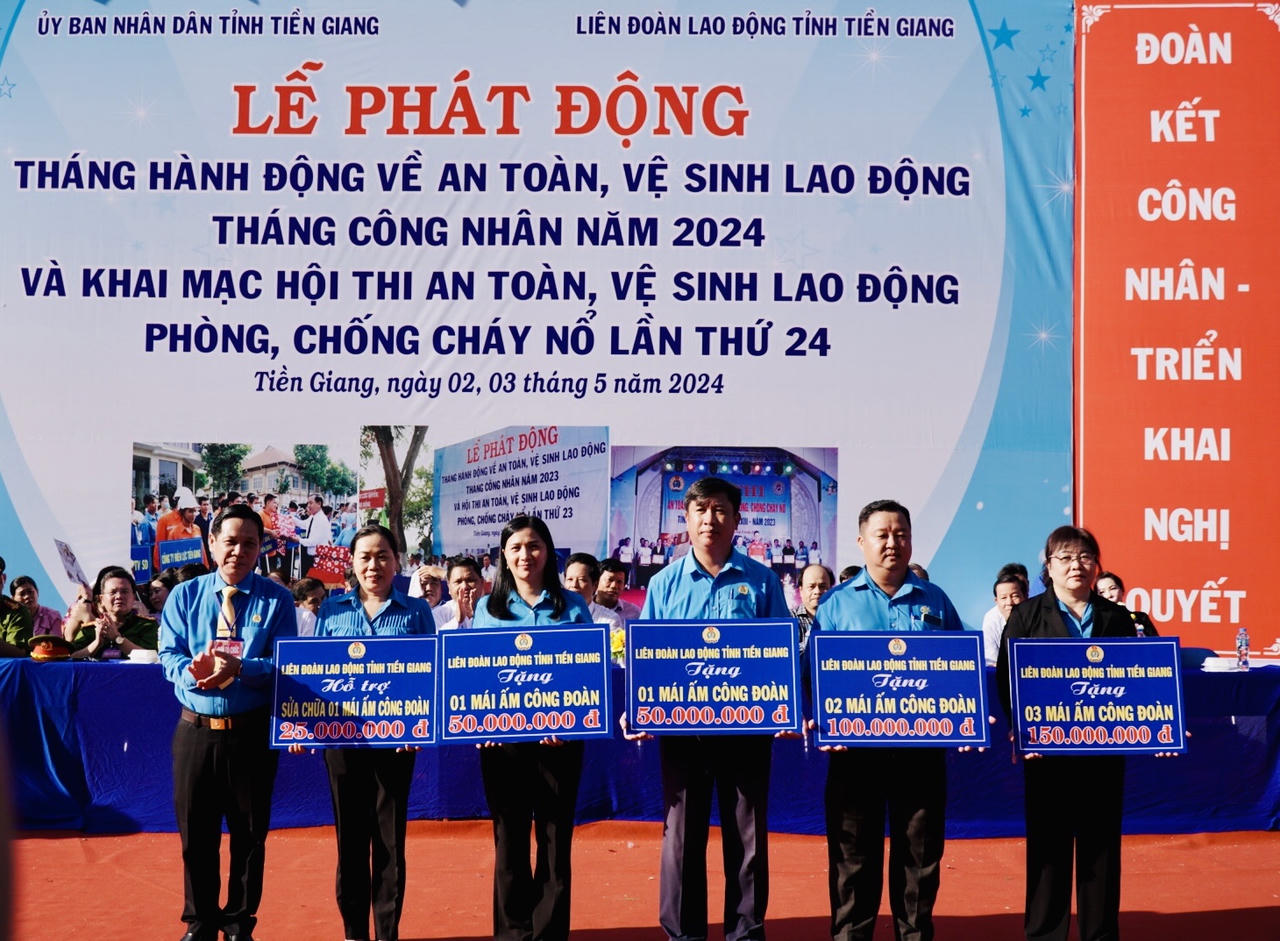 Tiền Giang tăng cường đảm bảo an toàn, vệ sinh lao động