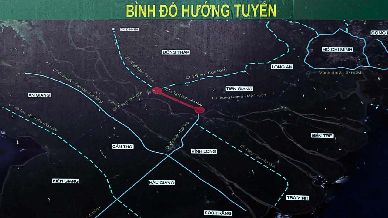 Cao tốc Cao Lãnh - An Hữu giai đoạn 1 giải ngân đạt gần 84%
