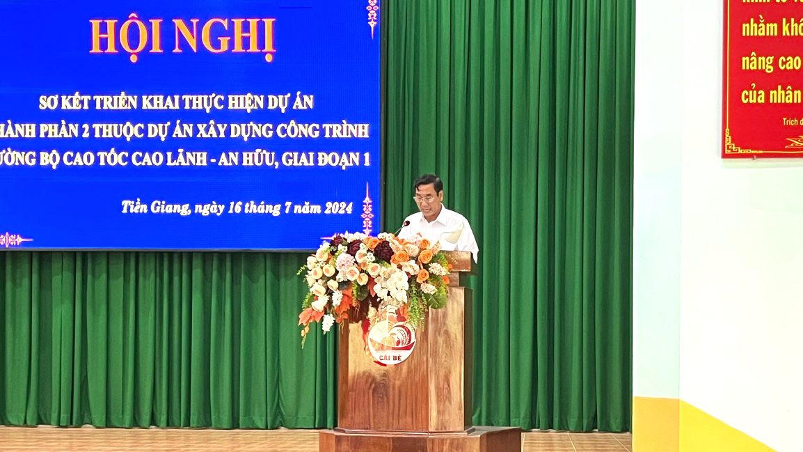 Cao tốc Cao Lãnh - An Hữu giai đoạn 1 giải ngân đạt gần 84%