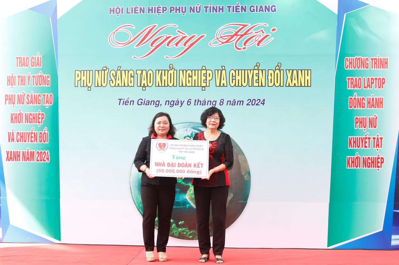Tiền Giang: Sôi nổi ngày hội Phụ nữ khởi nghiệp sáng tạo xanh