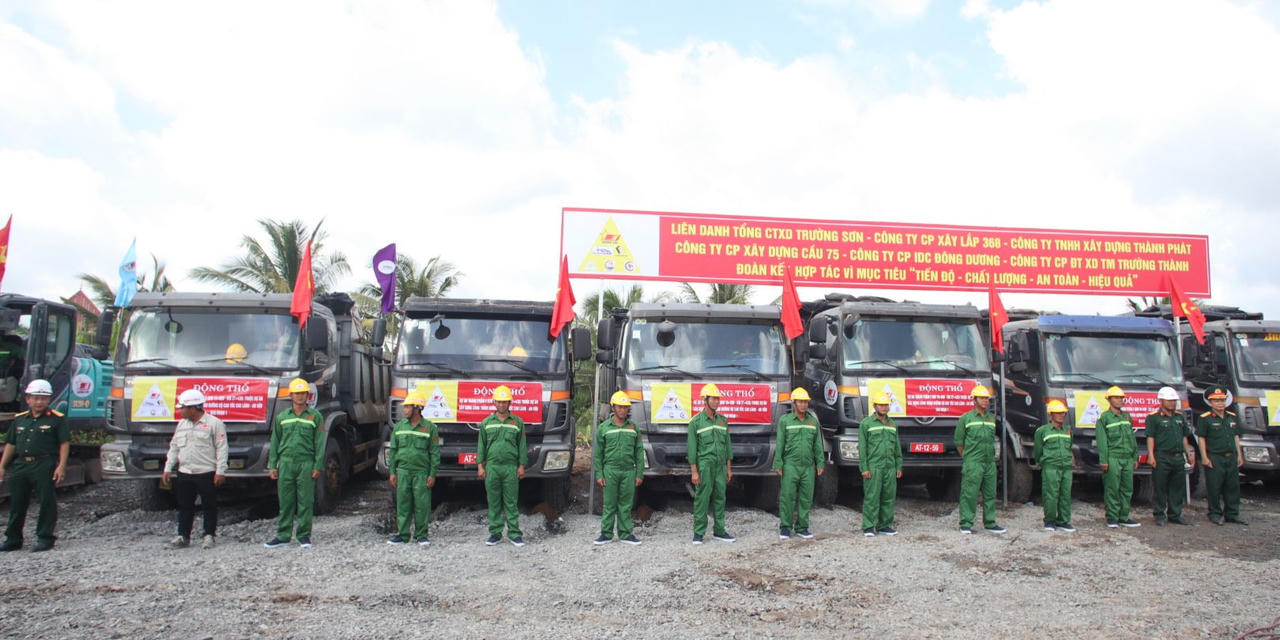 Động thổ dự án thành phần 2 cao tốc Cao Lãnh - An Hữu tại Tiền Giang 