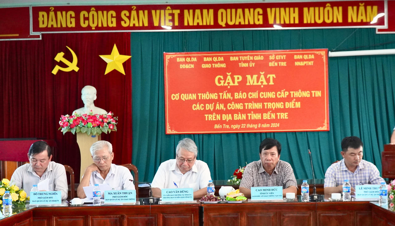  Công bố thông tin các dự án giao thông quan trọng tại Bến Tre
