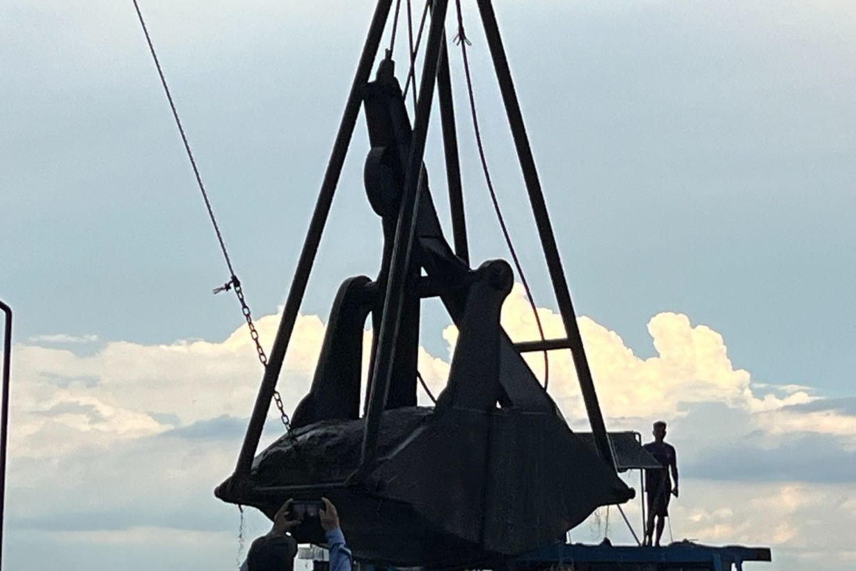 Mỏ cát đầu tiên ở Tiền Giang tái hoạt động sau 11 năm dừng khai thác 