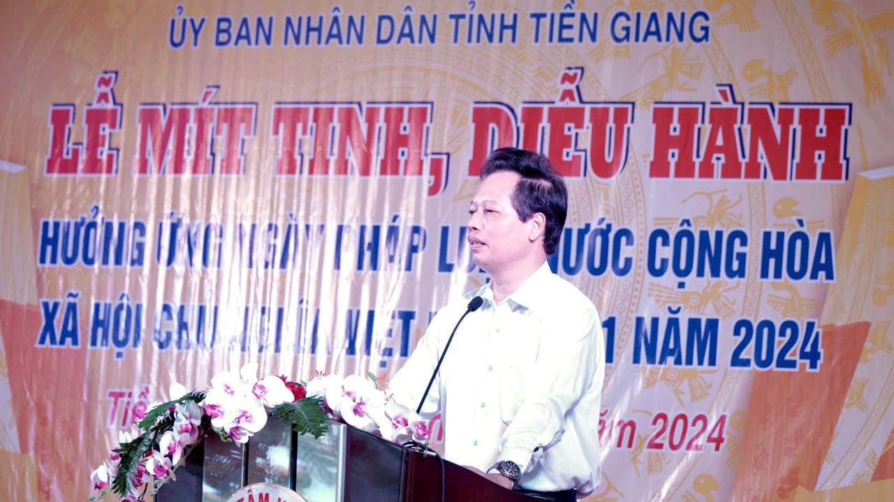 Tiền Giang: Hưởng ứng ngày Pháp luật Việt Nam 