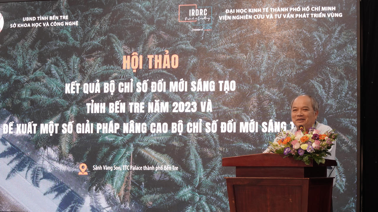 Bến Tre phấn đấu top 3 tỉnh về Chỉ số đổi mới sáng tạo của ĐBSCL 