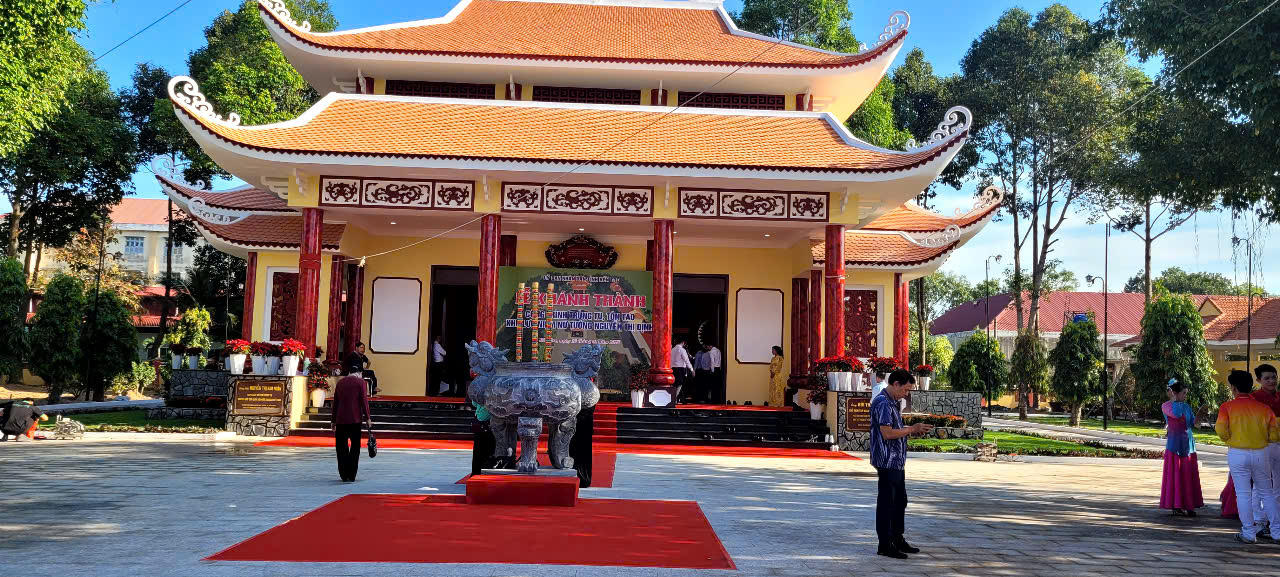 Khánh thành công trình trùng tu, tôn tạo Khu lưu niệm Nữ tướng Nguyễn Thị Định