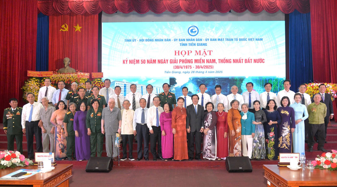 Tiền Giang tổ chức Họp mặt kỷ niệm 50 năm Ngày Giải phóng miền Nam 