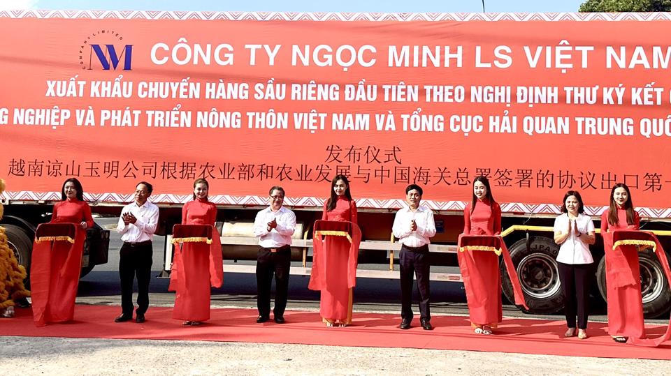 Sầu riêng Cần Thơ chính thức có mặt tại thị trường lớn Trung Quốc