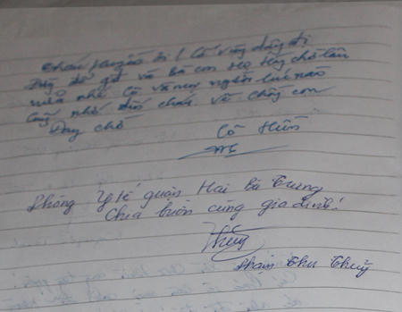 Sổ tang đẫm nước mắt dành cho nạn nhân bị bác sỹ vứt xác