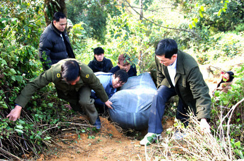 Ô tô khách mất lái trên đèo Pha Đin, lao xuống vực sâu