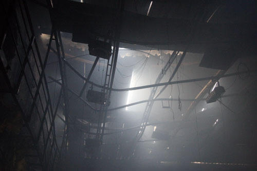 Lửa thiêu rụi phim trường của VTV ở TP HCM