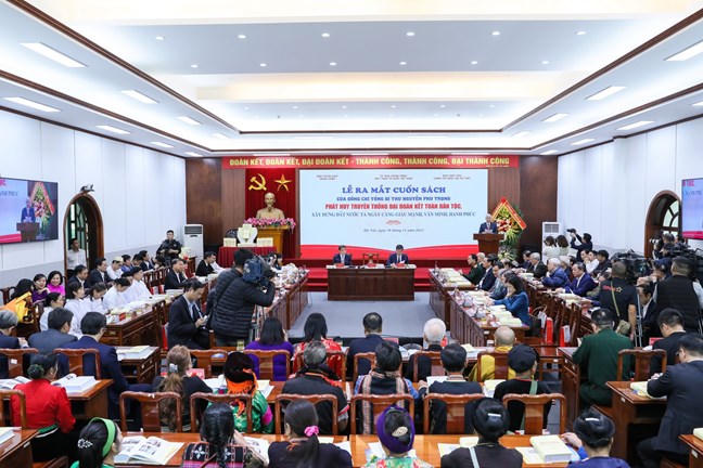 Ra mắt cuốn sách của Tổng Bí thư về đại đoàn kết: Vũ khí sắc bén bảo vệ nền tảng tư tưởng của Đảng