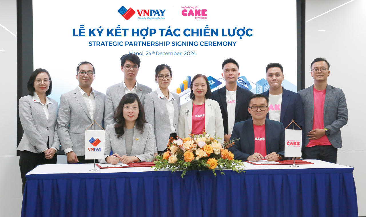 Ví VNPAY tích hợp Dịch vụ trả sau và Vay nhanh của Ngân hàng số Cake
