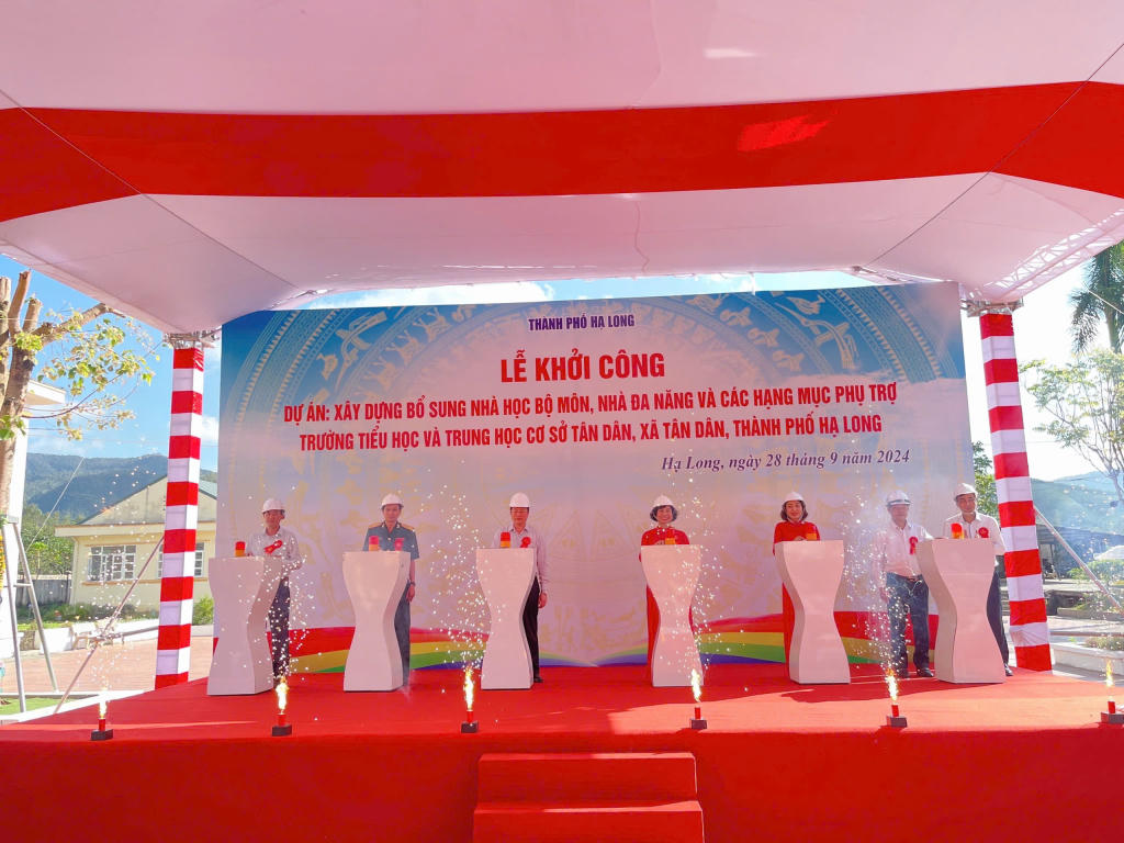 Khởi công các công trình chào mừng Đại hội Đảng bộ các cấp tại TP Hạ Long