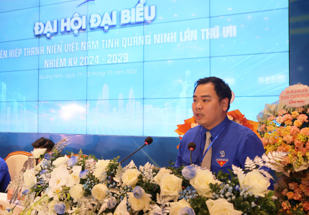 Anh Nguyễn Thế Minh giữ chức danh Chủ tịch Hội LHTN Việt Nam tỉnh Quảng Ninh