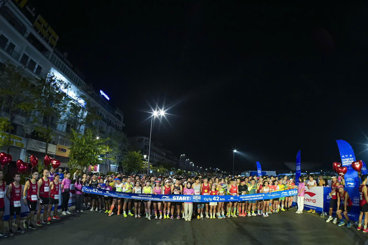 Hơn 13.500 VĐV tranh Giải Halong Bay Heritage Marathon 2024 tại Quảng Ninh