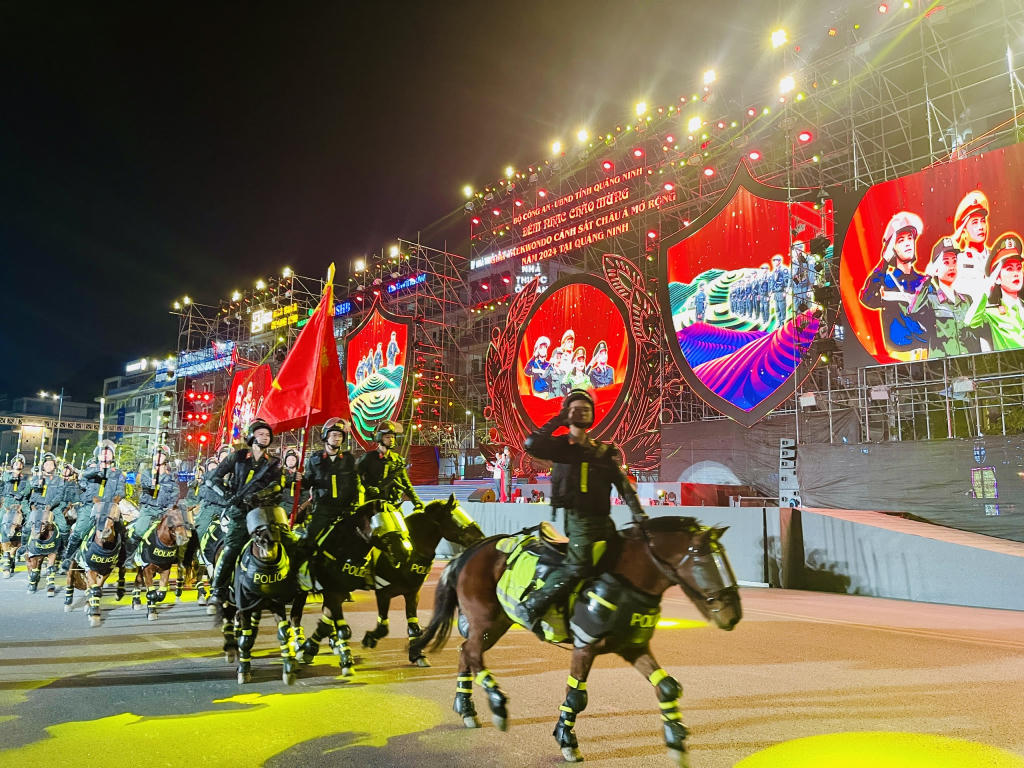 Mãn nhãn đêm nhạc chào mừng Giải Taekwondo Cảnh sát châu Á tại Quảng Ninh