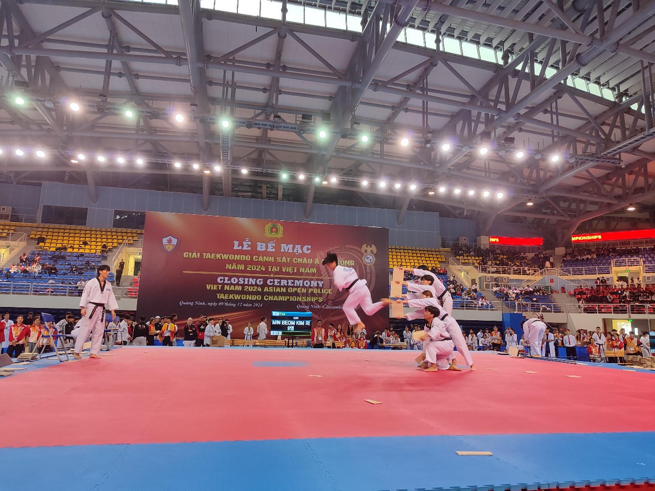 Giải Taekwondo Cảnh sát Châu Á mở rộng 2024 tại Việt Nam thành công tốt đẹp