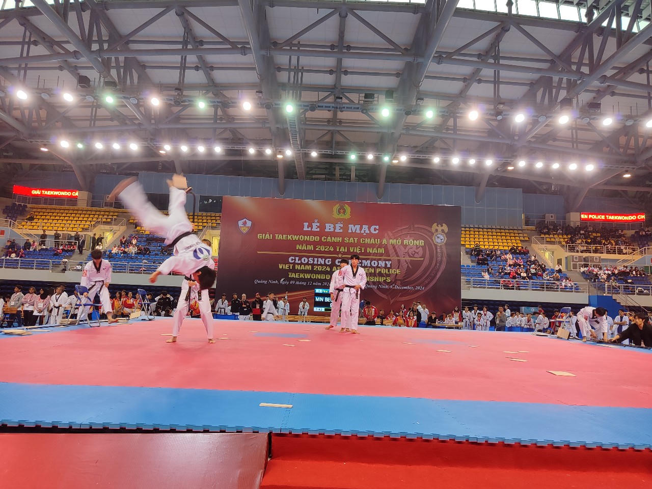 Giải Taekwondo Cảnh sát Châu Á mở rộng 2024 tại Việt Nam thành công tốt đẹp
