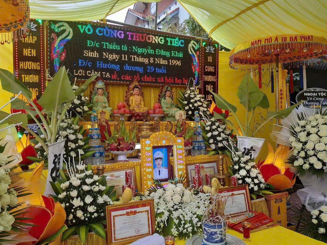 Truy thăng cấp bậc hàm lên Thiếu tá đối với cán bộ Công an hy sinh trong thực hiện nhiệm vụ