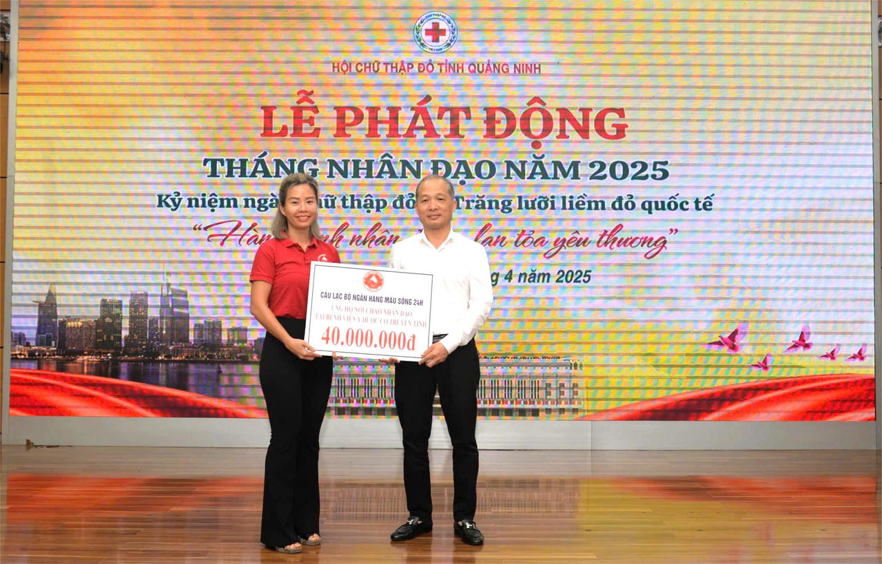 Hơn 3 tỷ đồng đăng ký ủng hộ trong Lễ Phát động Tháng Nhân đạo tại Quảng Ninh
