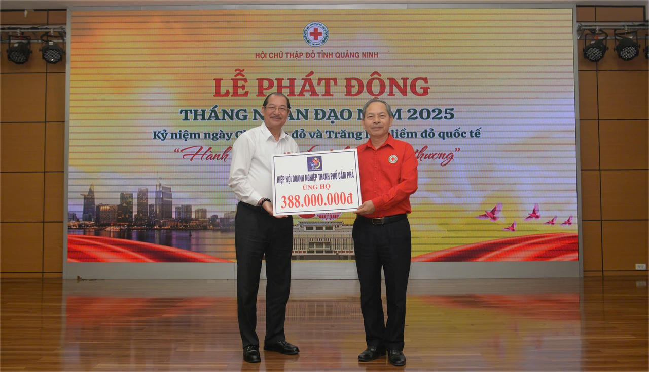 Hơn 3 tỷ đồng đăng ký ủng hộ trong Lễ Phát động Tháng Nhân đạo tại Quảng Ninh