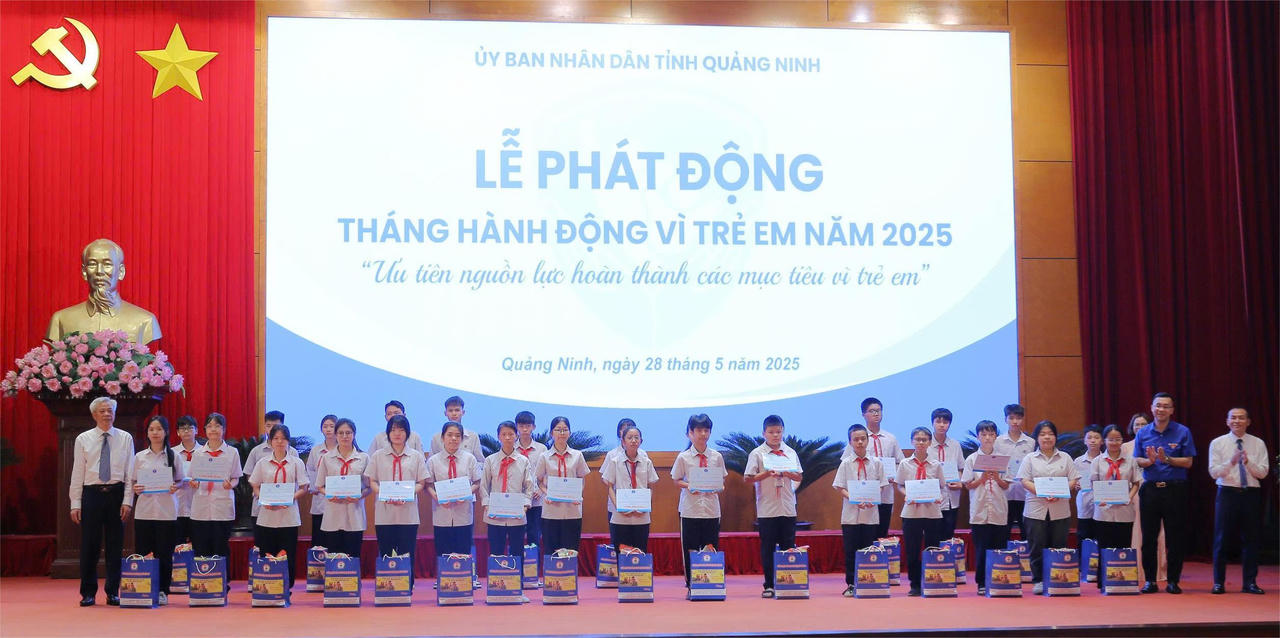 Tháng hành động vì trẻ em năm 2025 tại Quảng Ninh
