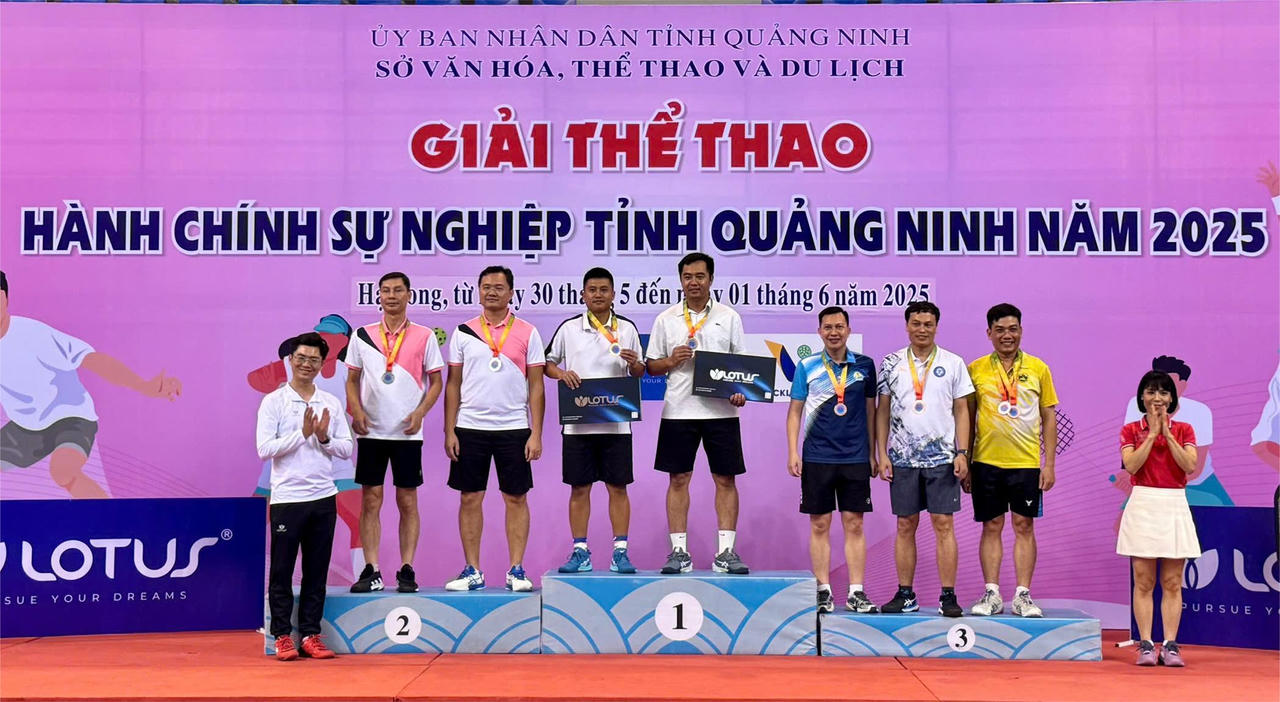 Giải Thể thao Hành chính sự nghiệp tỉnh Quảng Ninh năm 2025 thành công tốt đẹp