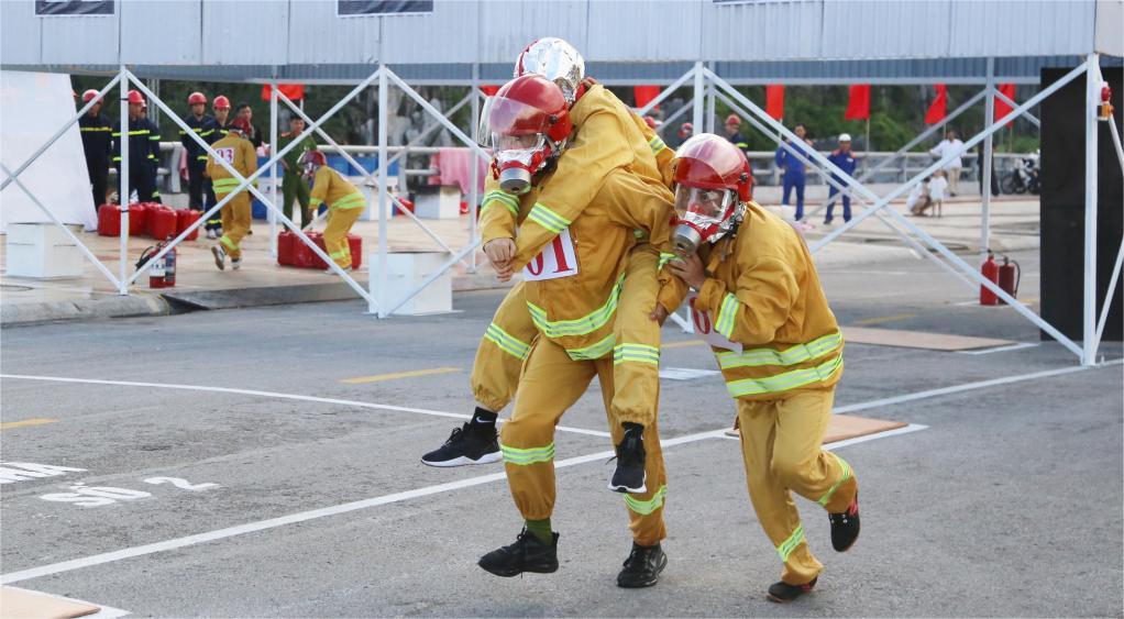 Hội thi Tổ liên gia PCCC năm 2025 tại Quảng Ninh