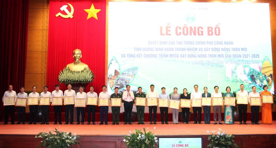 Hoàn thành xây dựng nông thôn mới tại Quảng Ninh