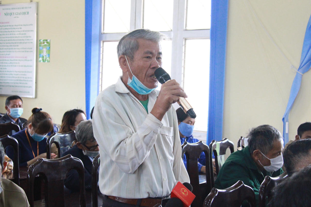 Trưởng Ban Nội chính Trung ương Phan Đình Trạc tiếp xúc cử tri huyện Lạc Dương, Lâm Đồng