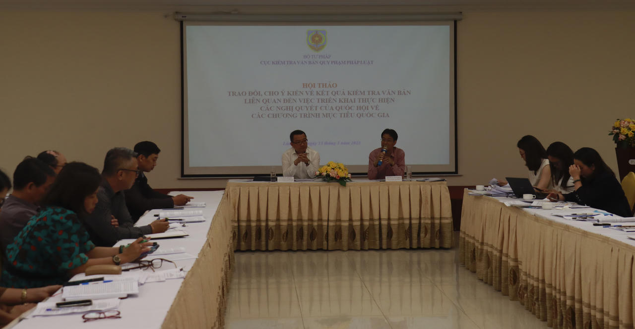 Tiếp tục rà soát, hoàn thiện kết quả kiểm tra văn bản