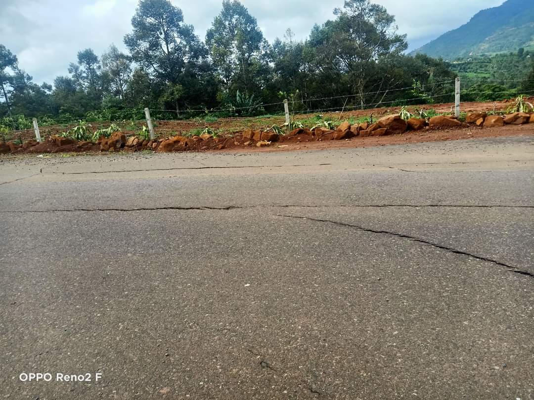 Đường tránh 800 tỷ thi công dang dở ở Lâm Đồng bị nứt, sụt lún