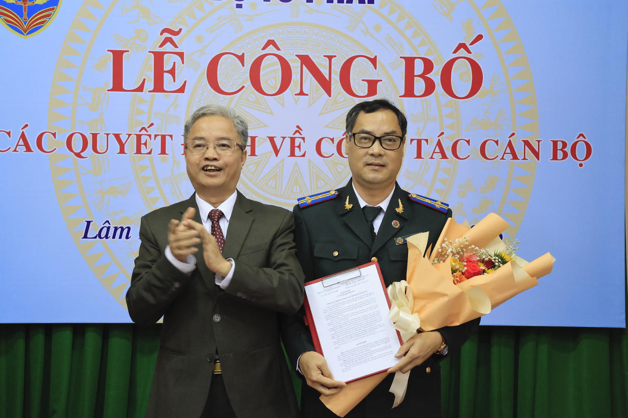 Cục Thi hành án dân sự tỉnh Lâm Đồng có tân Cục trưởng