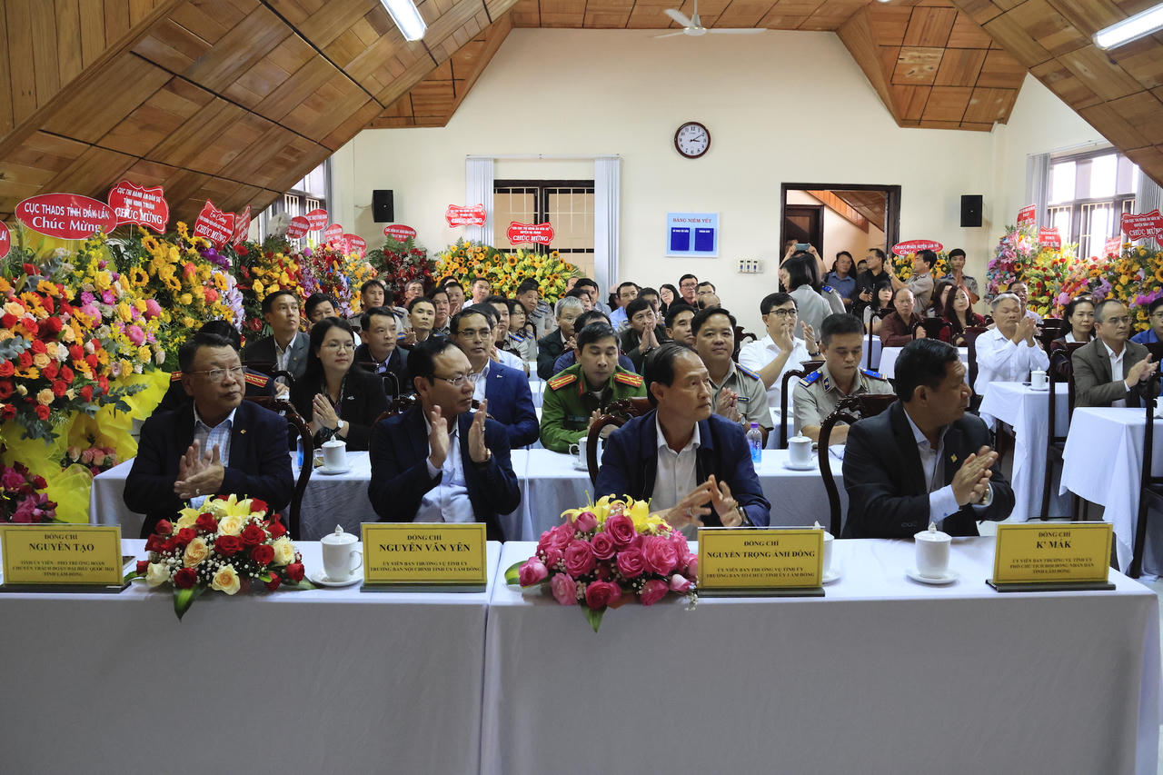 Cục Thi hành án dân sự tỉnh Lâm Đồng có tân Cục trưởng