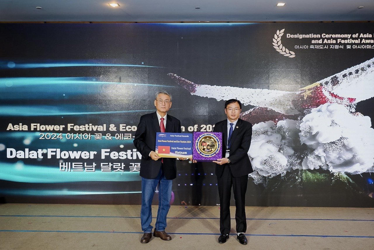 Đà Lạt được công nhận "Thành phố lễ hội của Châu Á"