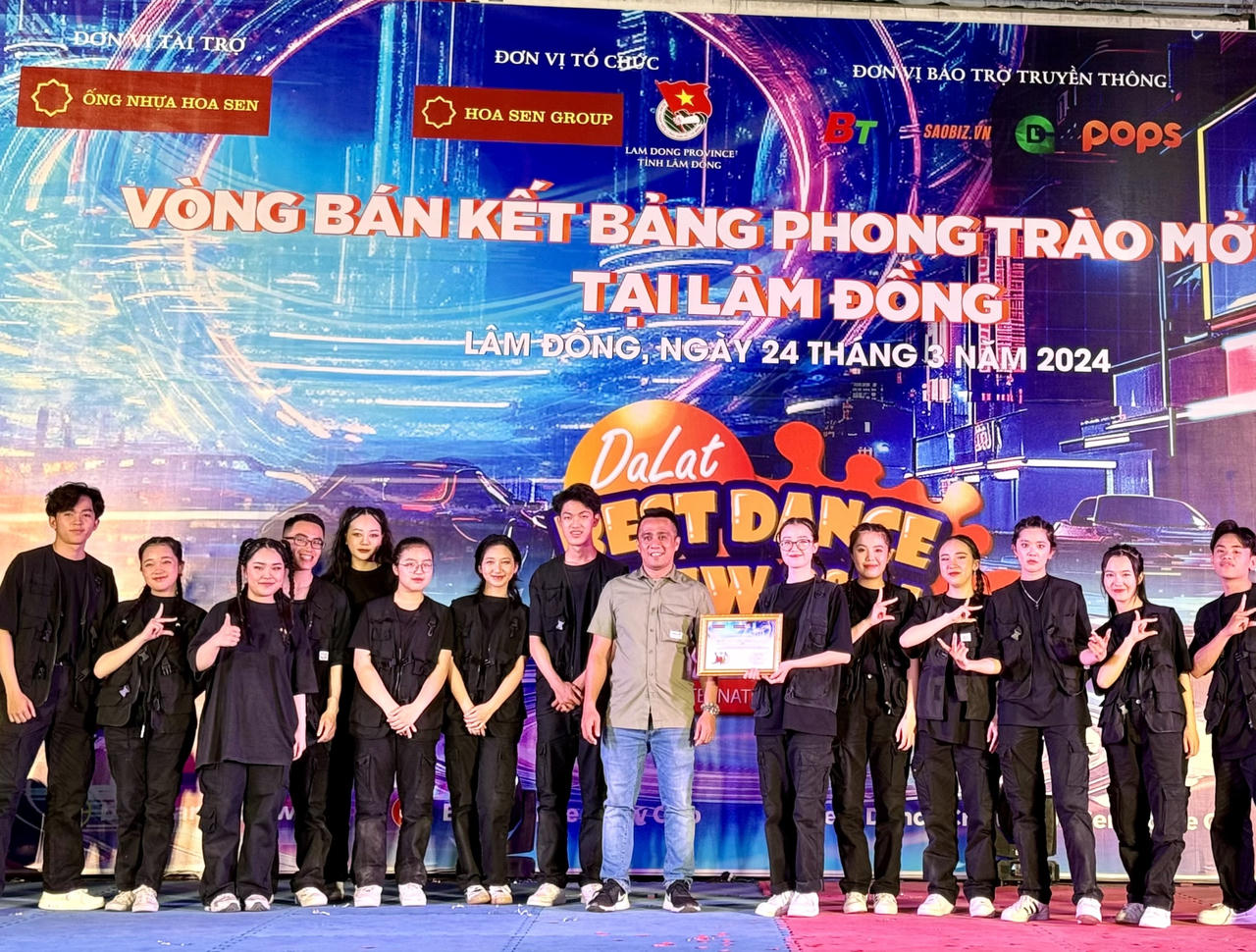 Vũ điệu Dalat Best Dance Crew 2024 khuấy động Lâm Đồng
