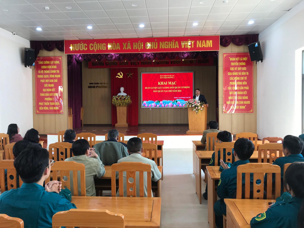 Huấn luyện dân quân cơ động, dân quân tại chỗ toàn TP Đà Lạt