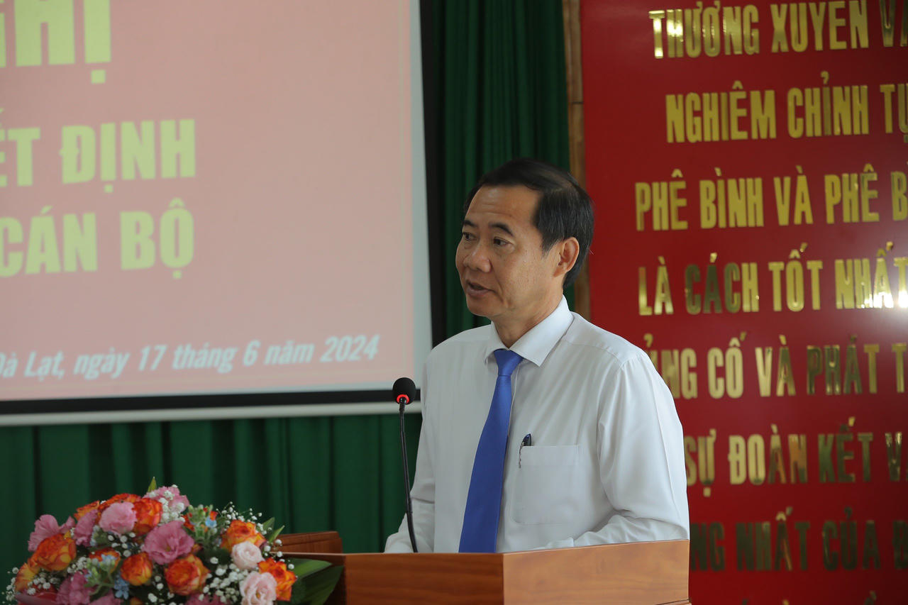 Chủ nhiệm UBKT Tỉnh ủy Lâm Đồng làm Bí thư Đà Lạt