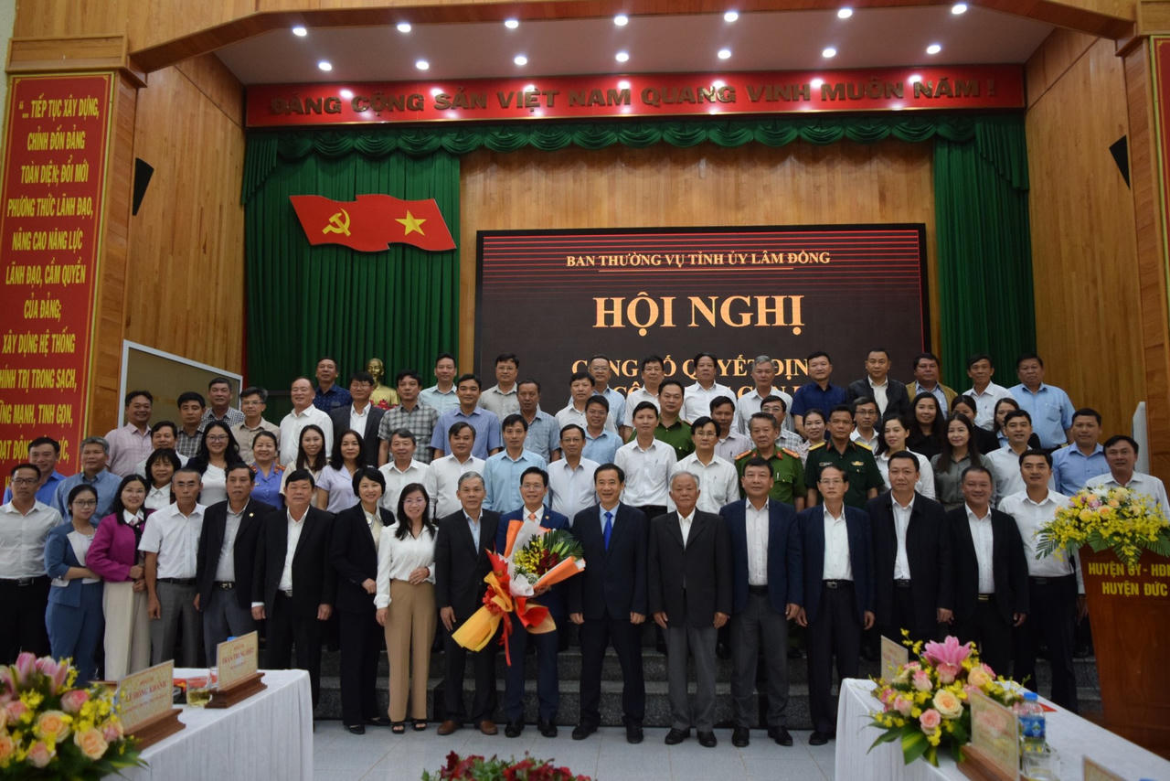 Ông Trần Trung Hiếu được điều động làm Bí thư huyện Đức Trọng