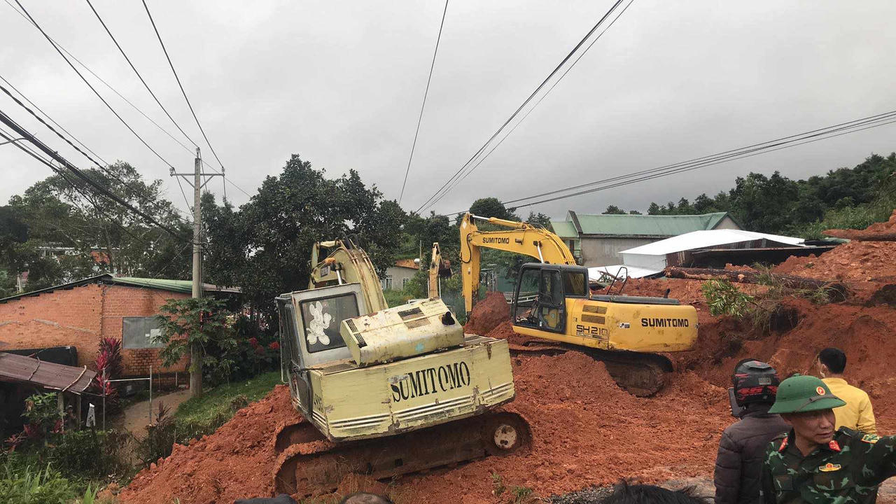 Tiếp tục xảy ra sạt lở gây chết người ở Lâm Đồng