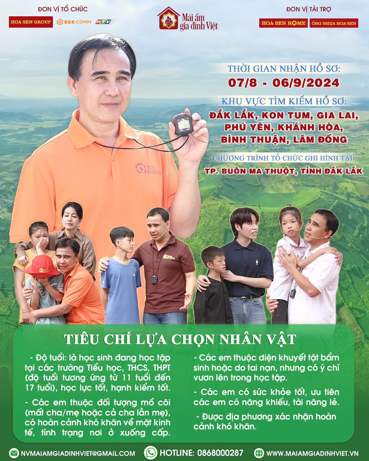 Chuyến xe "Mái Ấm Gia Đình Việt" hành trình tới Tây Nguyên