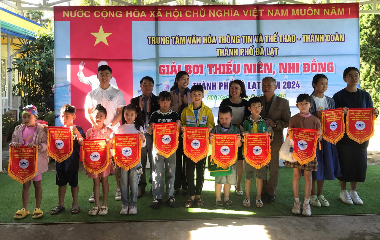 Lâm Đồng tìm kiếm nhân tài đường đua xanh qua giải bơi thiếu niên, nhi đồng