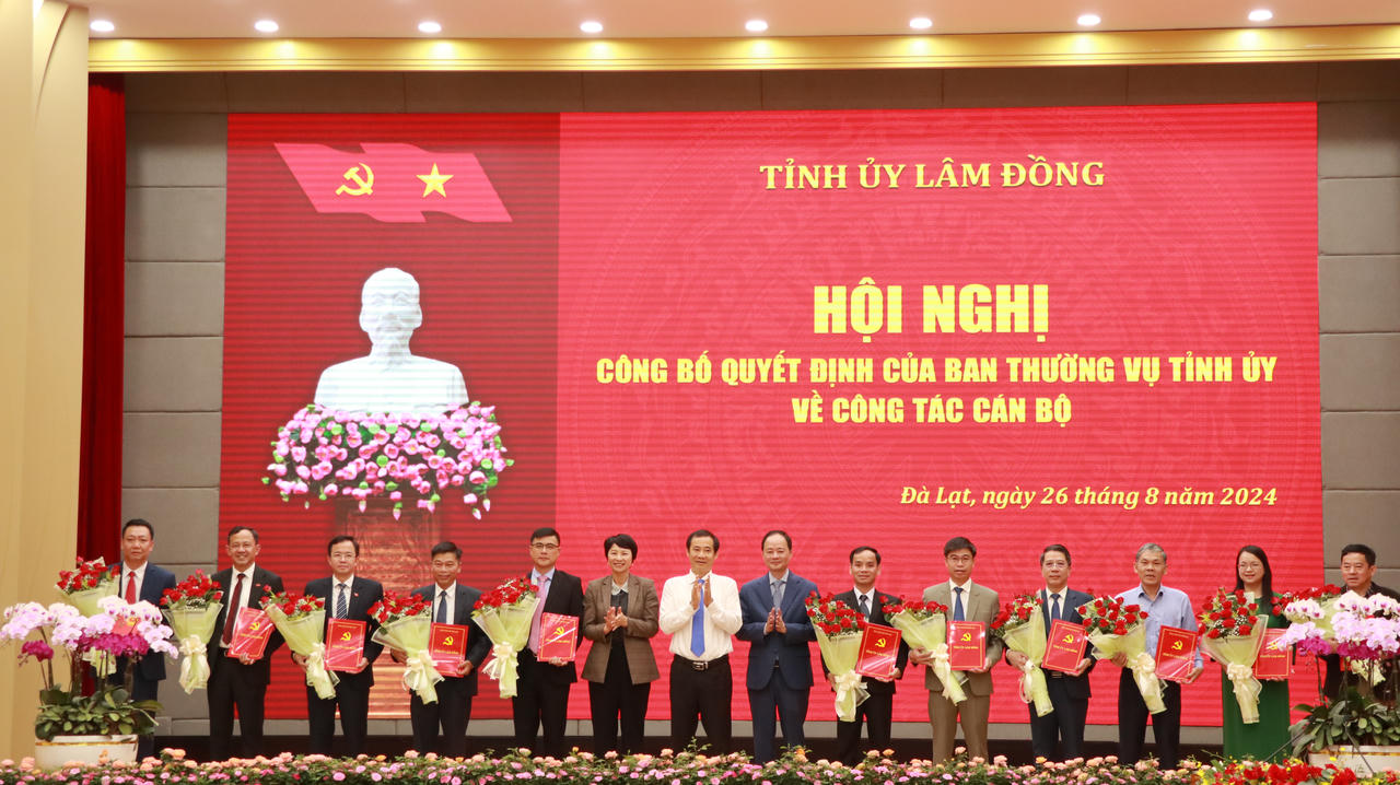 Lâm Đồng điều động, bổ nhiệm loạt cán bộ