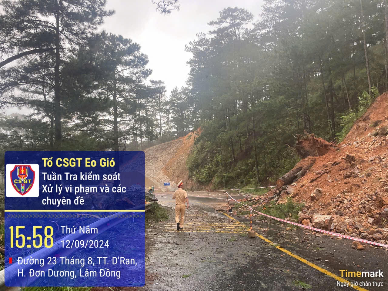 Lâm Đồng cấm phương tiện qua đèo D’ran