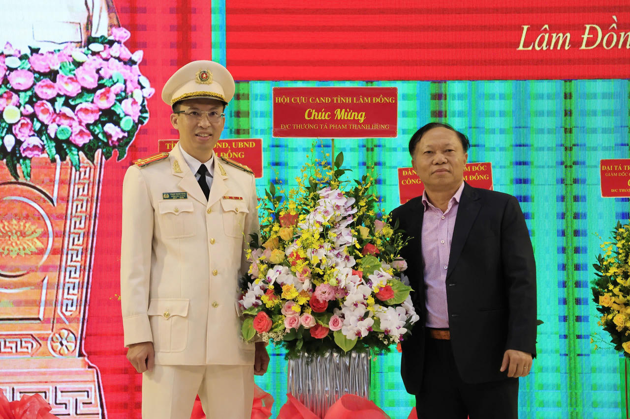 Trưởng công an huyện Di Linh làm Phó Giám đốc Công an Lâm Đồng