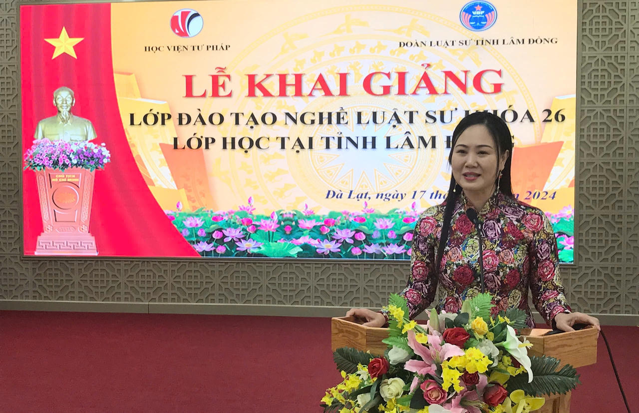 60 học viên tham gia lớp đào tạo Luật sư tại Lâm Đồng