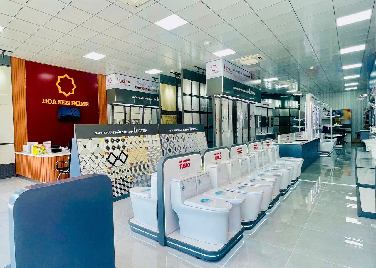 Hoa Sen Home ưu đãi khủng duy nhất tại gian hàng vật liệu xây dựng ở Bình Thuận